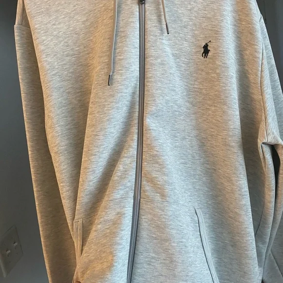 POLO zip up hoodie. Perfect for all seasons. Worn once. - Picture 3 of 3